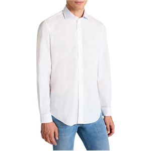 Harmont & Blaine, Heren, Overhemden, Wit, Maat: M Katoen,