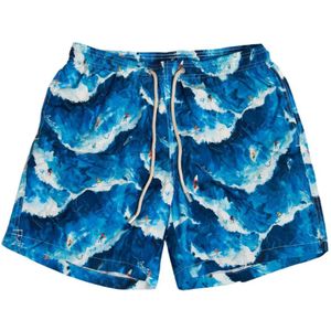 MC2 Saint Barth, Heren, Badkleding, Blauw, Maat: XL