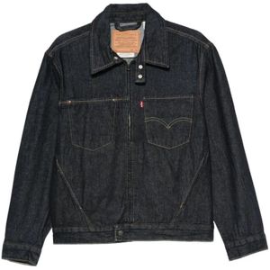 Levi's, Heren, Jassen, Blauw, Maat: M