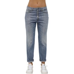 Dondup, Dames, Jeans, Blauw, Maat: W27 Denim,