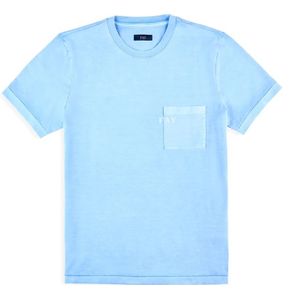 Fay, Heren, Tops, Blauw, Maat: M Katoen,