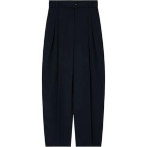 Emporio Armani, Dames, Broeken, Zwart, Maat: 2XS