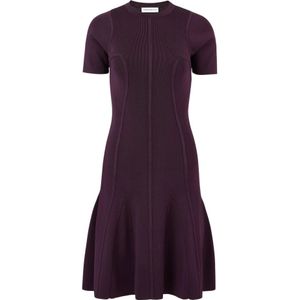 Nina Ricci, Dames, Jurken, Paars, Maat: XS Leer,