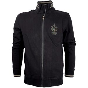 Aeronautica Militare, Heren, Sweatshirts & Hoodies, Zwart, Maat: XL Katoen,
