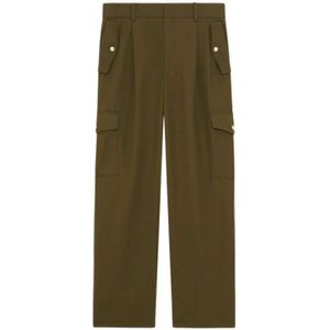 Drole de Monsieur, Heren, Broeken, Groen, Maat: S Wol,