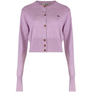 Vivienne Westwood, Dames, Truien, Roze, Maat: XS Wol,