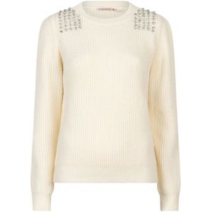 Esqualo, Dames, Truien, Wit, Maat: XS