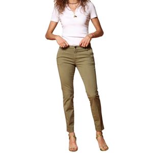 Mason's, Dames, Broeken, Groen, Maat: XS Gabardine,