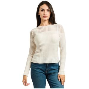 Guess, Dames, Truien, Wit, Maat: S Viscose,