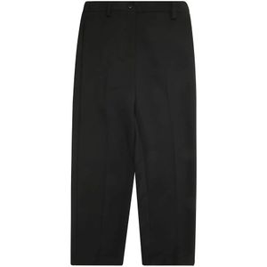 Patrizia Pepe, Dames, Broeken, Zwart, Maat: L