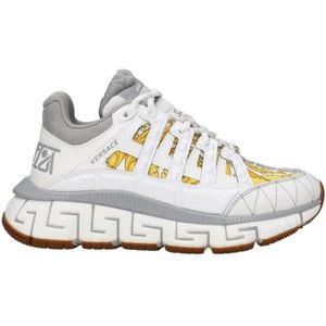 Versace, Dames, Schoenen, Wit, Maat: 35 1/2 EU Leer,