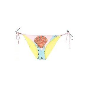 Versace Bikinibroekje met schelpenprint , Multicolor , Dames , Maat: M