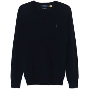 Ralph Lauren, Heren, Truien, Blauw, Maat: M Katoen,