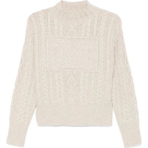 Max Mara, Dames, Truien, Grijs, Maat: S Wol,