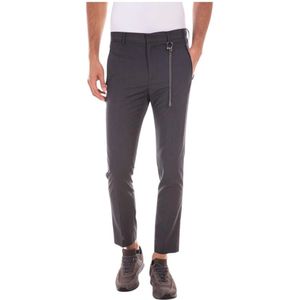 Daniele Alessandrini, Heren, Broeken, Grijs, Maat: S Viscose,