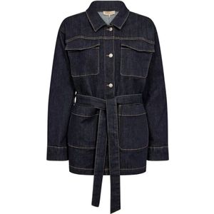 Soyaconcept, Dames, Jassen, Blauw, Maat: XL Denim,