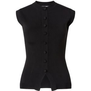 Cloeys, Dames, Truien, Zwart, Maat: XL Viscose,