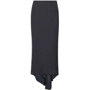 Balenciaga Maxi-rok , Black , Dames , Maat: 2XS