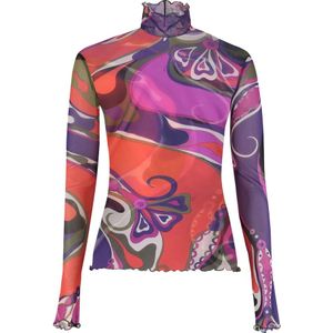 Pucci, Dames, Tops, Veelkleurig, Maat: 2XS