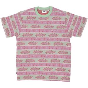 Obey, Heren, Tops, Veelkleurig, Maat: L Katoen,