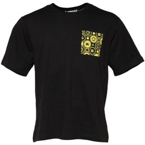 Dolce & Gabbana, Heren, Tops, Zwart, Maat: M Katoen,