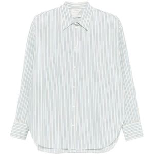 Forte Forte, Dames, Blouses & Shirts, Blauw, Maat: S