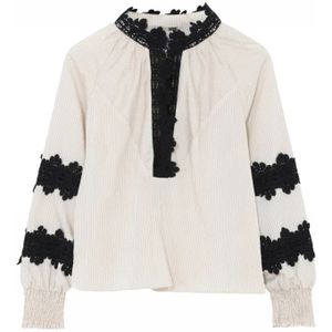 Gustav, Dames, Blouses & Shirts, Beige, Maat: XS Viscose,