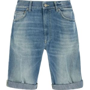 Dondup, Heren, Korte broeken, Blauw, Maat: W32 Denim,