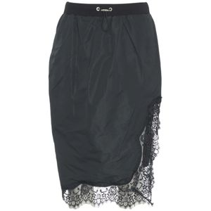 Pinko, Dames, Rokken, Zwart, Maat: S Poliester,