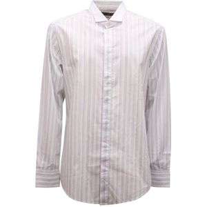 Dolce & Gabbana, Heren, Overhemden, Wit, Maat: 2XL Katoen,