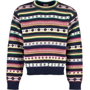 Kenzo, Heren, Truien, Veelkleurig, Maat: M Wol,