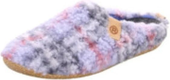 Huisschoenen - Gevoerd - Textiel - Ronde Neus - Platte Hak