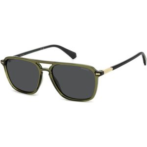 Polaroid, Heren, Accessoires, Groen, Maat: 57 MM