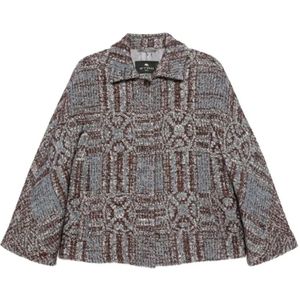 Etro, Dames, Jassen, Grijs, Maat: L