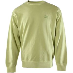 C.p. Company, Heren, Sweatshirts & Hoodies, Groen, Maat: L Katoen,