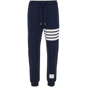 Thom Browne, Heren, Broeken, Blauw, Maat: XL Katoen,