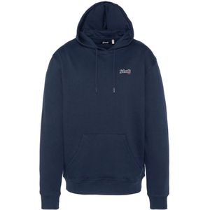 Schott Nyc, Heren, Sweatshirts & Hoodies, Blauw, Maat: M Katoen,