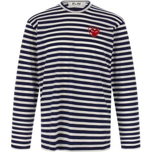 Comme des Garçons Play, Heren, Tops, Veelkleurig, Maat: M Katoen,