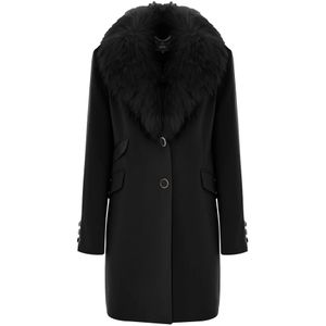 Kocca, Dames, Mantels, Zwart, Maat: L