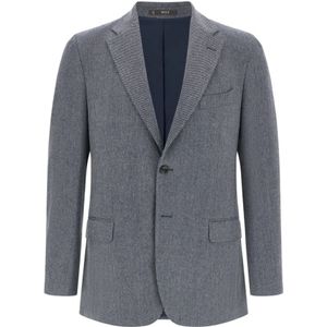 Boggi Milano, Heren, Jassen, Blauw, Maat: XS