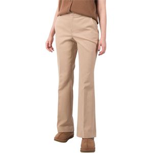 Vince, Dames, Broeken, Beige, Maat: S Katoen,