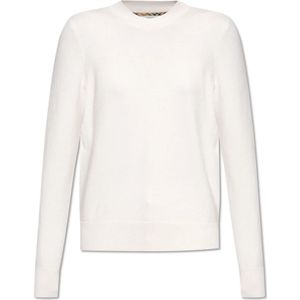 Burberry, Dames, Truien, Beige, Maat: L Kasjmier,