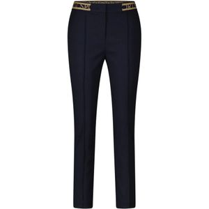 Marc Cain, Dames, Broeken, Blauw, Maat: M