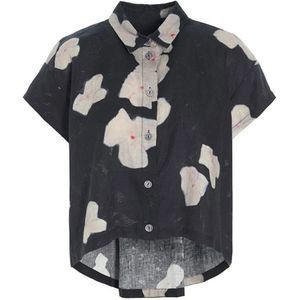 Bitte Kai Rand, Dames, Blouses & Shirts, Zwart, Maat: S Linnen,