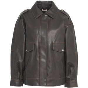 Liu Jo, Dames, Jassen, Bruin, Maat: S Poliester,