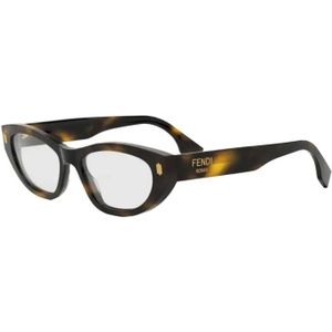 Fendi, Dames, Accessoires, Bruin, Maat: 53 MM