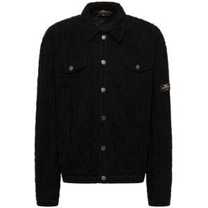Carlo Colucci, Heren, Jassen, Zwart, Maat: XL