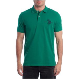 U.s. Polo Assn., Heren, Tops, Groen, Maat: L Katoen,