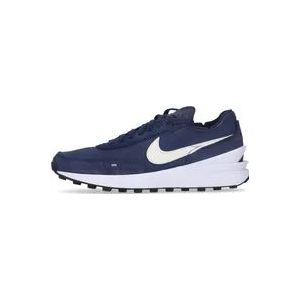 Nike Leren Waffle One Sneaker voor Heren , Blue , Heren , Maat: 44 EU