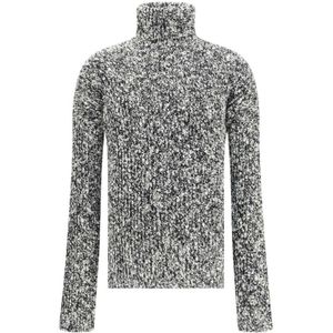 Dolce & Gabbana, Heren, Truien, Grijs, Maat: S Wol,